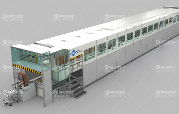 VCP垂直連續電鍍生產線三維動畫制作